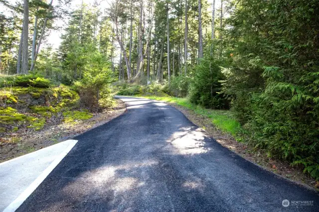 Paved drive