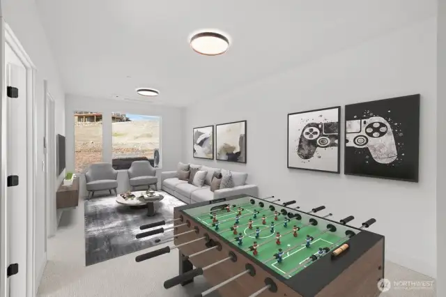 Virtually staged ground-level bonus room—imagine the possibilities!