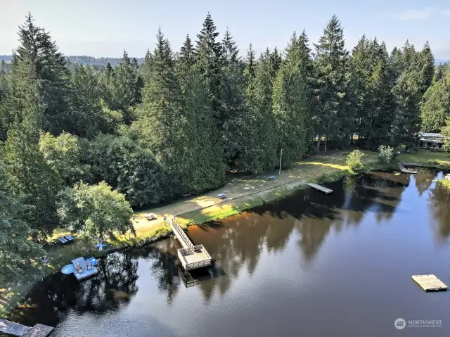 Community private lake, park, and dock