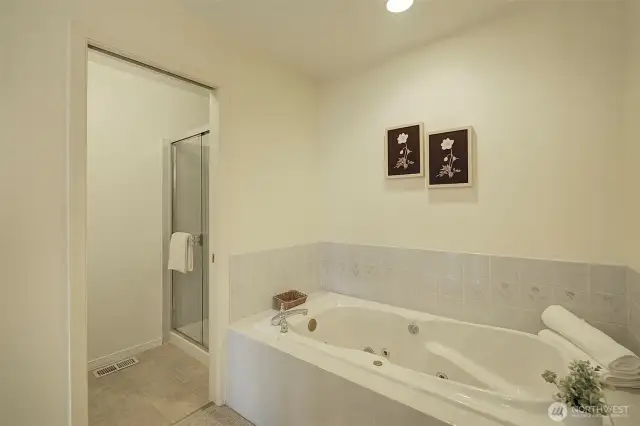 A walk-in shower is also featured in the Ensuite bathroom.