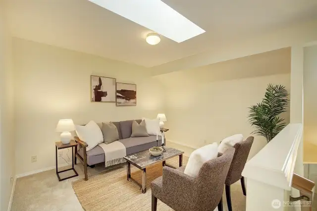 Upstairs, the loft/bonus room offers even more space to customize for your needs, whether as a home office, library, media room, or play area.