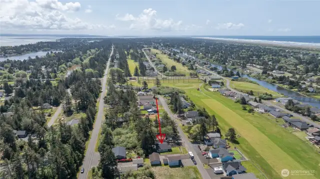 Walking distance to the Ocean Shores Golf Course