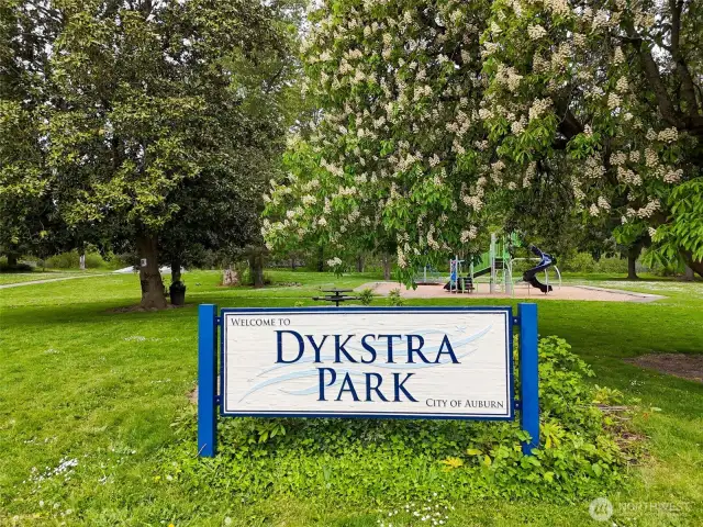 Popular Dykstra Park is .2 miles from 1718. A fantastic park with playground and walking bridge over to also popular Isaac Evans Park and the shore of Green River with sandy beach