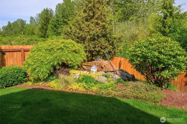 Rock & water feature