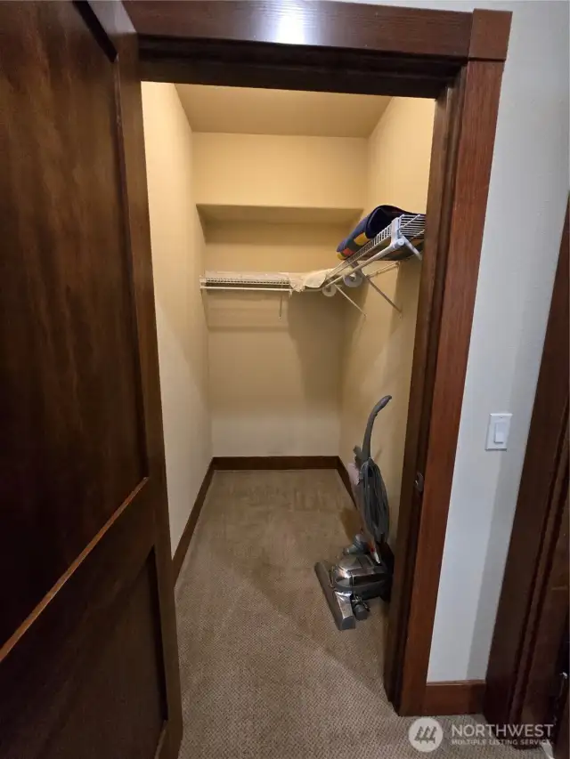 Primary walk in closet