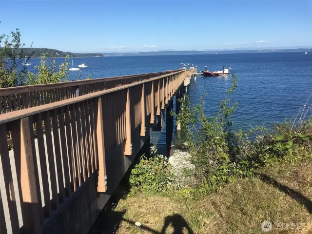 Community dock.