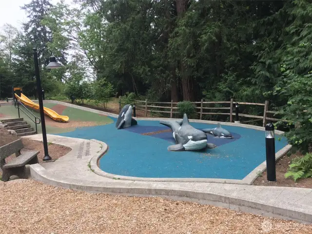 Fun play area park next to the museum.