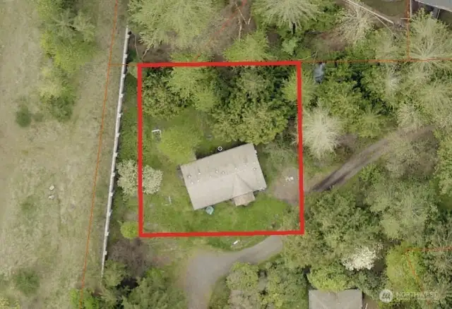 Mobile home is gone now, just the pad is left.