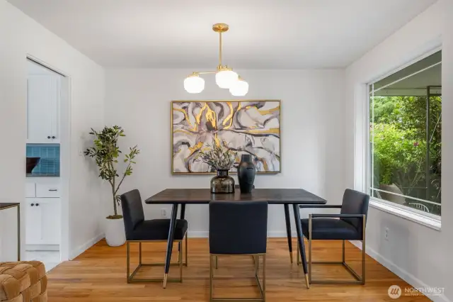 Lots of space for dining