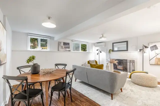 Lower level family room