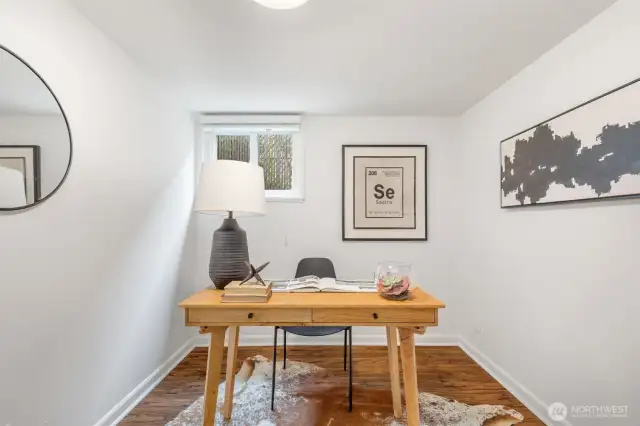 Lower level den