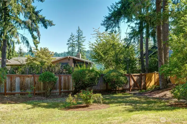 Check out, some lake views through the trees