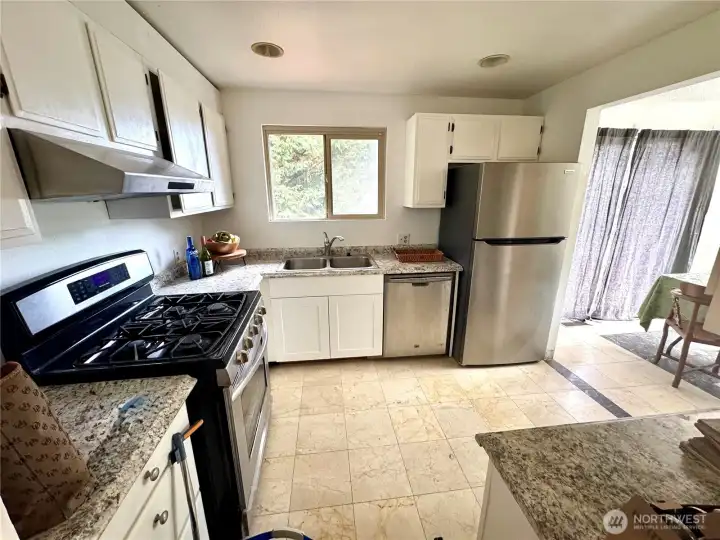 Newly remodeled kitchen