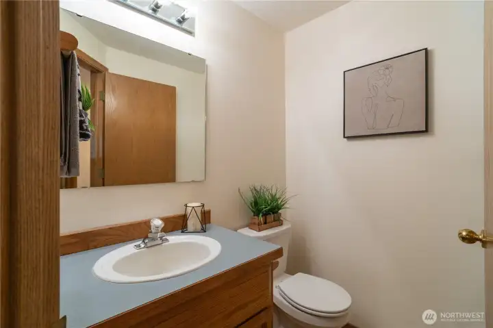 Half bath on main floor