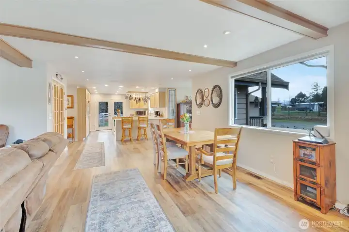 Open Concept Living with Kitchen, Dining & Living Room!