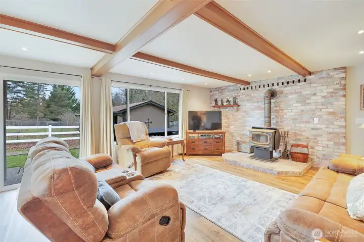 Wood Burning Stove for Cozy Fires on those Cold Nights!