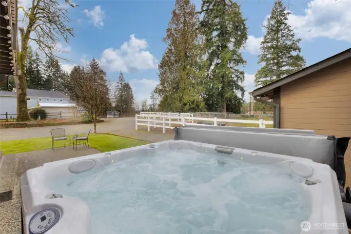 Enjoy Your New Hot Tub Surrounded by Beautiful Territorial Views!