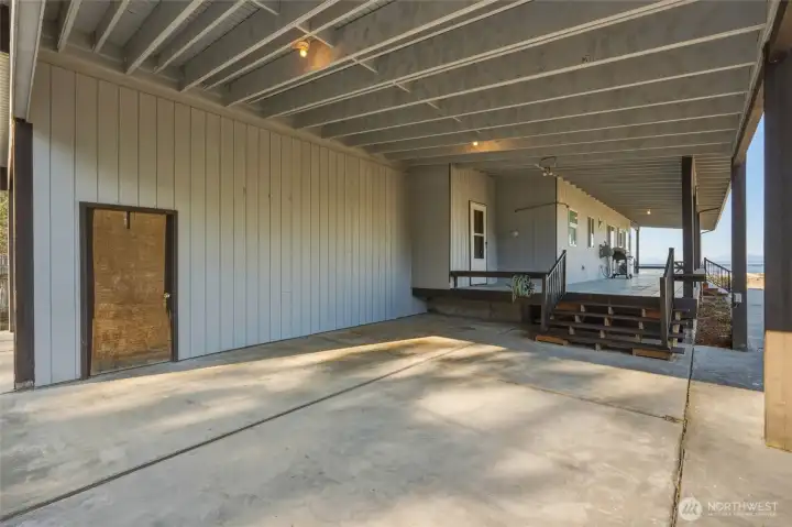 Covered Parking for at least 2 Vehicles w/ Protected Approach~