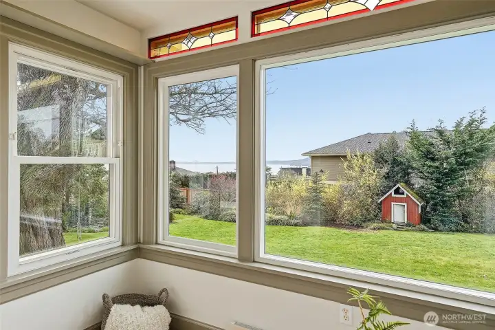 Views of the Puget Sound and the new Des Moines Theater music venue.