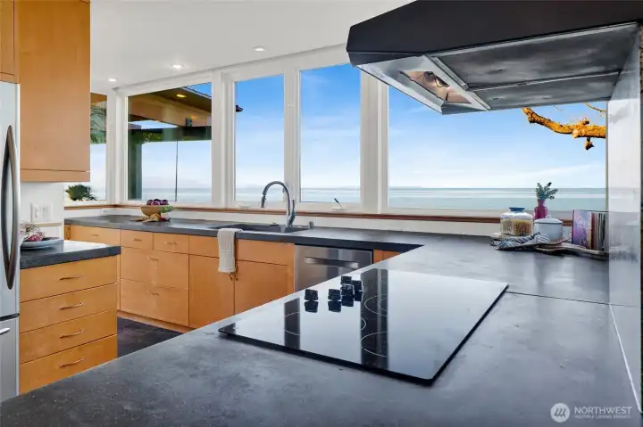 Kitchen with a view