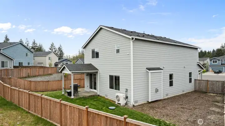 Backyard ready for your gardening and fun ideas.