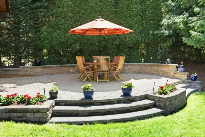 Step from your patio into the lawn area