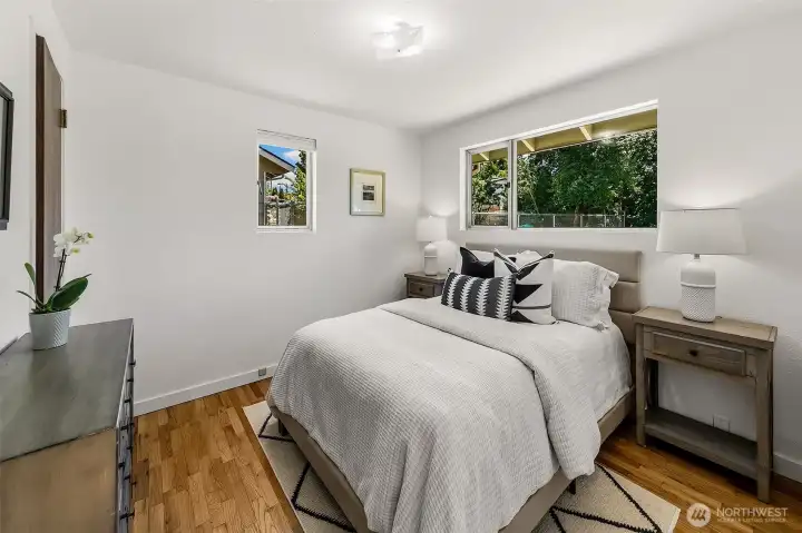 One of the two bedrooms.
