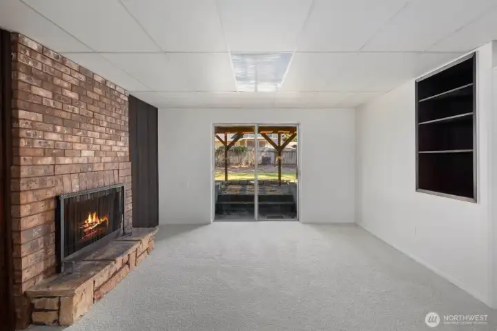 Finished daylight basement