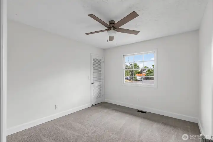 Bedroom #2 with walk-in closet