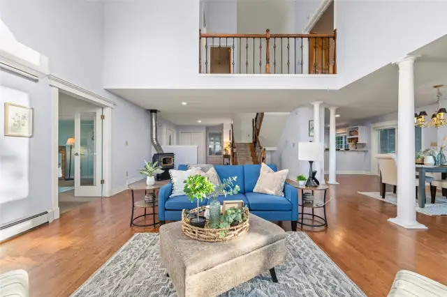 Living Room and Loft area