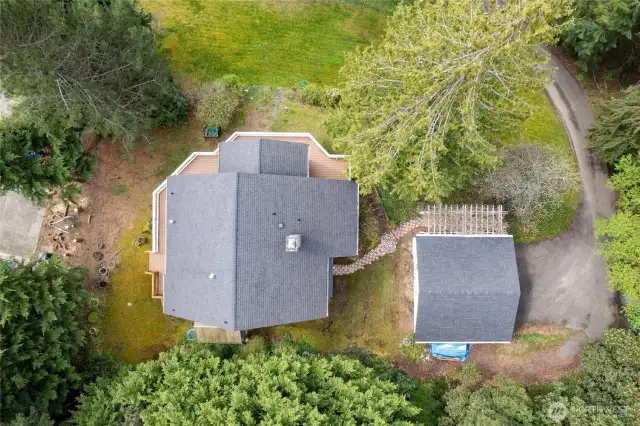 Aerial of property