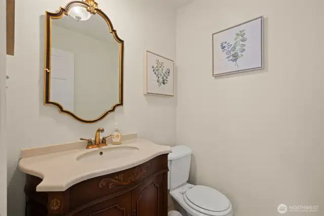 main level half bath