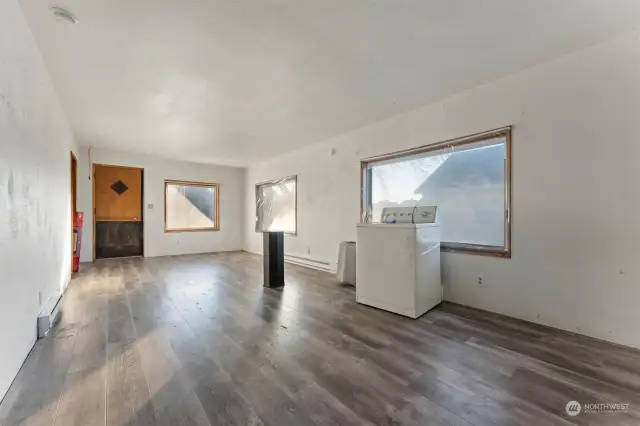 Large main living room and front entry