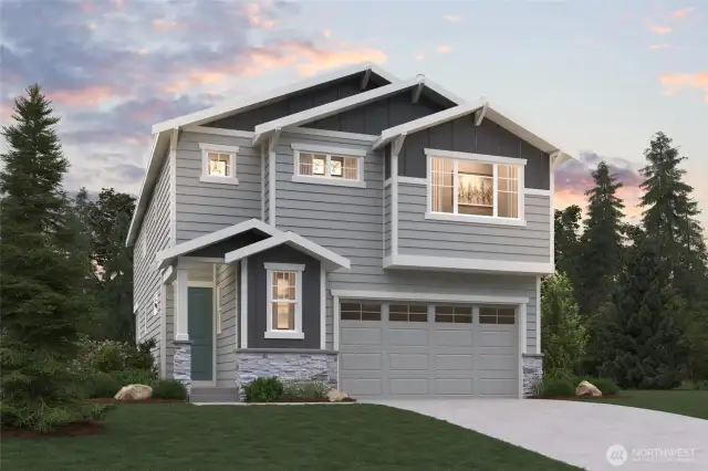Photo is a rendering of the same floorplan