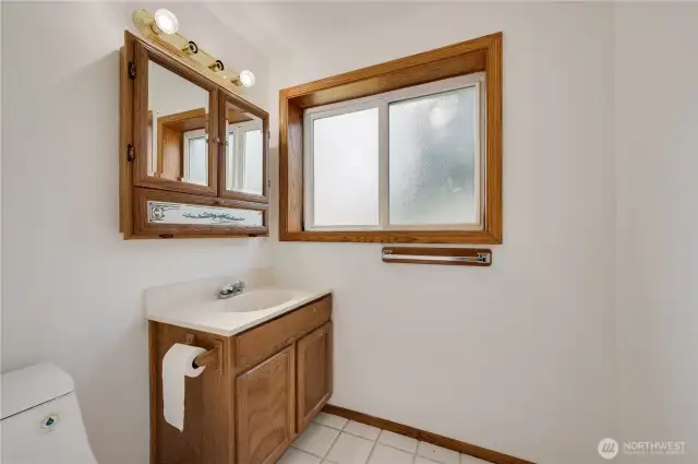 Lower level 3/4 bath