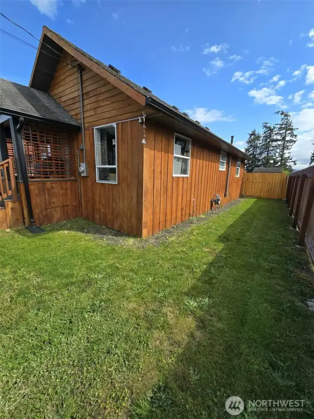 Right side yard