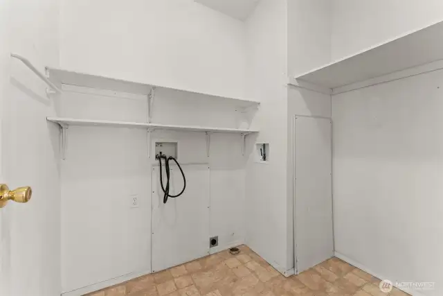 Laundry room.