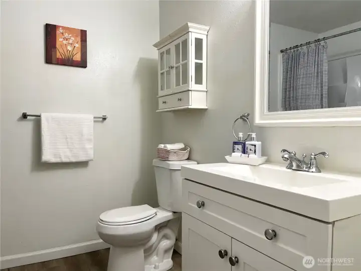 Remodeled bathroom