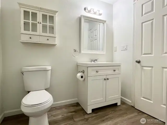 Remodeled bathroom