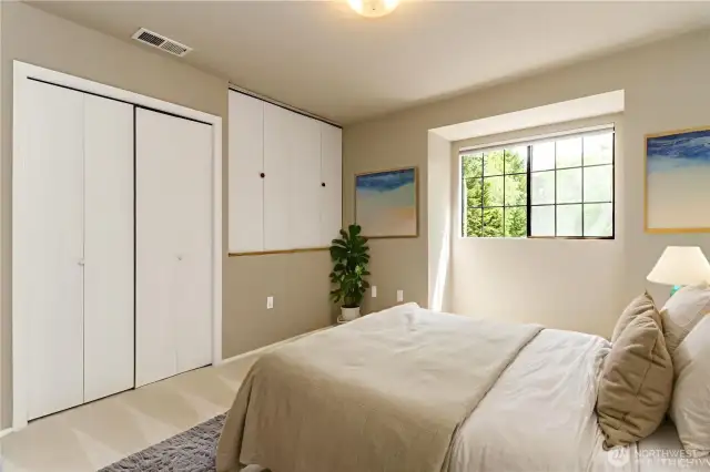 Upper - First Floor Bedroom. Beautiful, bright additional bedroom.