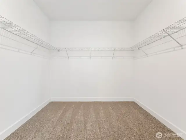 Large Primary Walk-In Closet