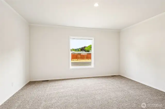 Primary Bedroom faces the front yard.