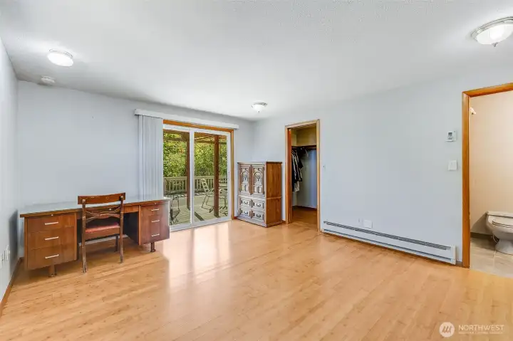 Primary bedroom also has bath & walk in closet