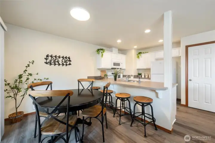 Cozy dining area