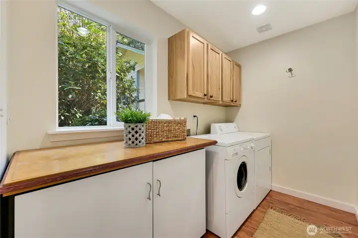 Main floor laundry