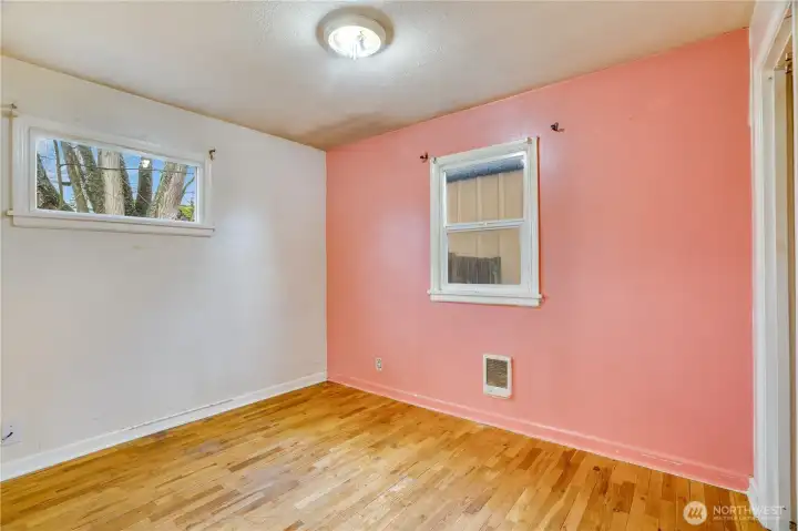 The second bedroom also features double-pane windows for efficiency. One less thing to improve!