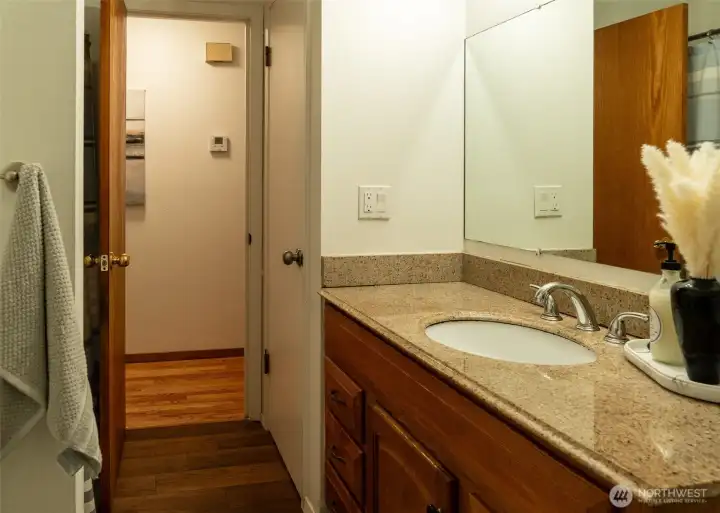 The primary guest bath