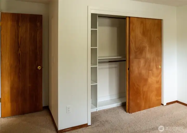 Closet storage for Bedroom 2