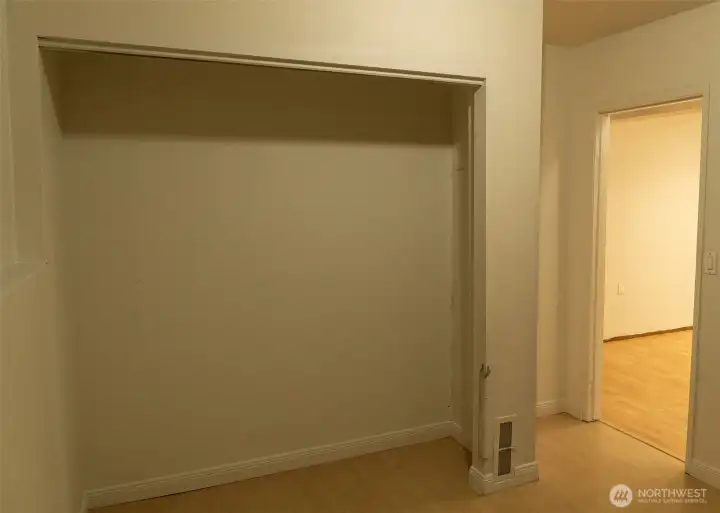 A small room attached to bonus room 1, next to the garage.