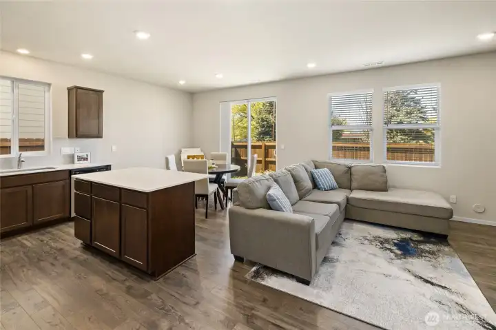 Main floor living in this open concept.